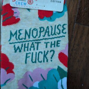 BRAND NEW socks Menopause What the F*ck?